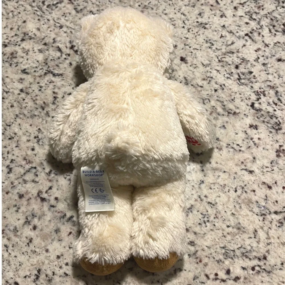 Build a Bear Workshop Cream Teddy Bear Plush‎ Stuffed Animal 
